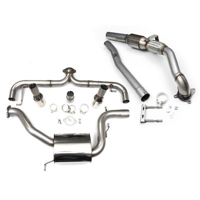 Milltek 2.0T 3" Race Turbo Back Exhaust Non Resonated